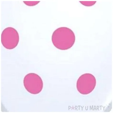 balony grochy rozowe biale pastel qualatex 11 25 szt