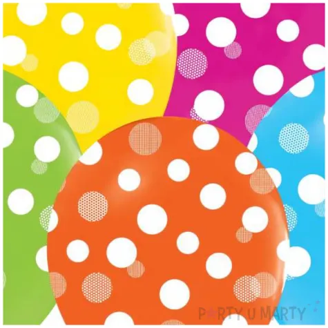 balony groszki pastelowy mix godan 12 5 szt