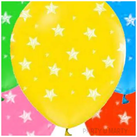 balony gwiazdki mix godan 12 5 szt