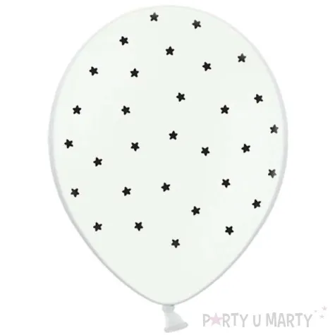 balony gwiazdki mix partydeco 30 cm 6 szt