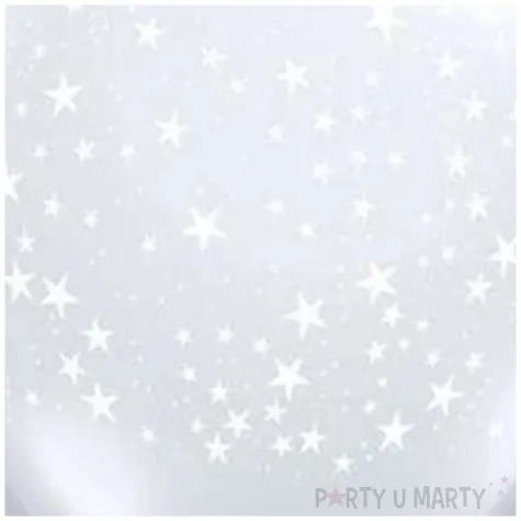 balony gwiazdki transparentne qualatex 5 100 szt