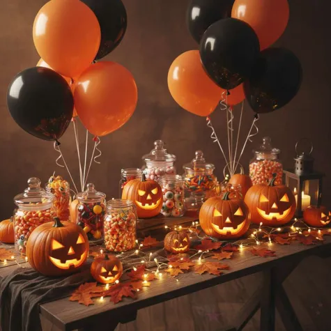 balony halloween classic mix pomaranczowy czarny 12 20 szt
