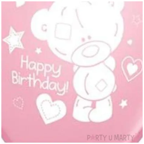 balony happy birthday mis rozowe qualatex 11 25 szt