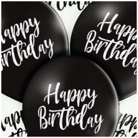 balony happy birthday mix belbal 12 6 szt
