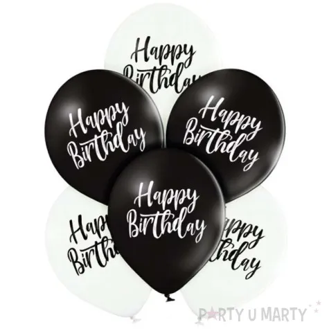 balony happy birthday mix belbal 12 6 szt