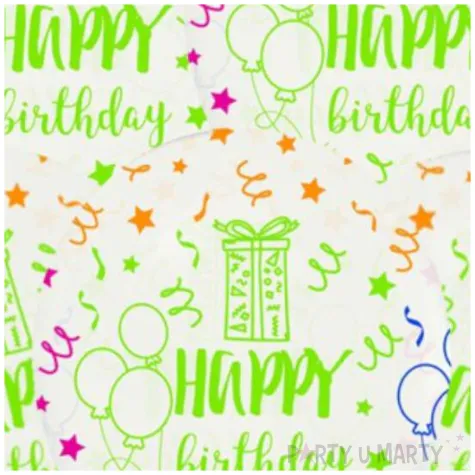 balony happy birthday transparentne godan 12 5 szt