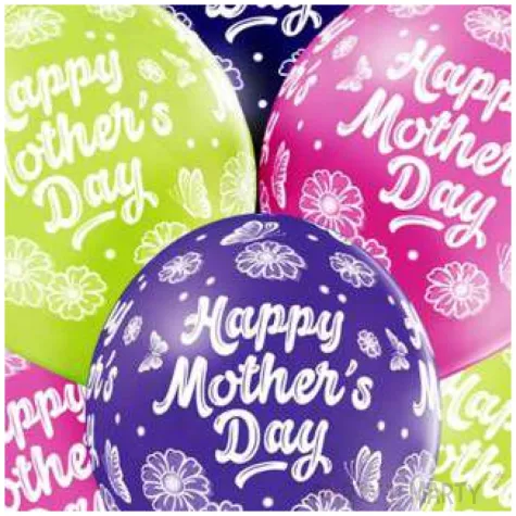 balony happy mothers day dzien matki mix belbal 12 6 szt