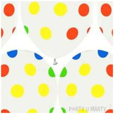 balony helium formula kolorowe kropki godan 12 5 szt