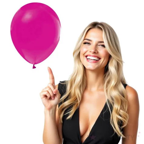 balony helium formula rozowe ciemne pastel godan 10 100 szt