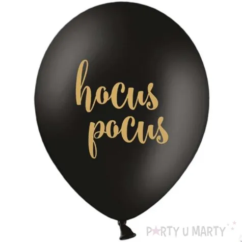 balony hocus pocus pastel czarne strong 12 6 szt