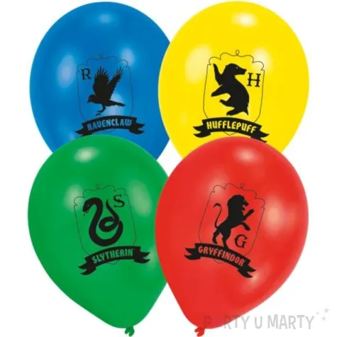 balony hogwart domy amscan 11 6 szt