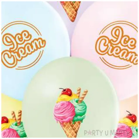 balony ice cream mix belbal 12 6 szt