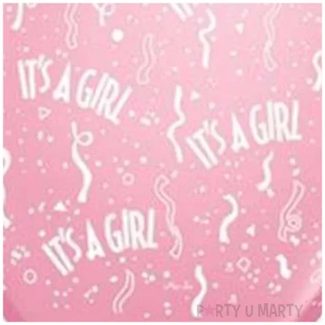 balony its a girl rozowe qualatex 11 50 szt