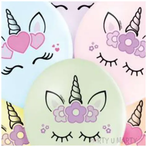 balony jednorozec mix belbal 12 6 szt