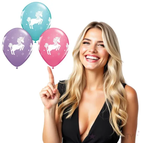 balony jednorozec mix qualatex 11 25 szt