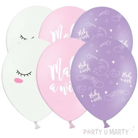 balony jednorozec pastel mix 12 strong 50 szt