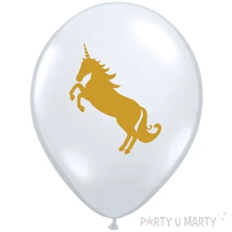 balony jednorozec transparentne qualatex 11 25 szt