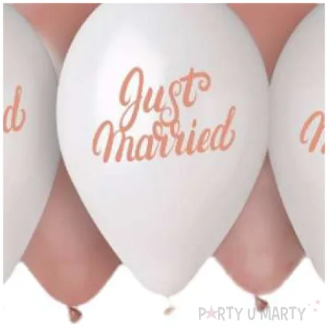 balony just married gemar 13 5 szt