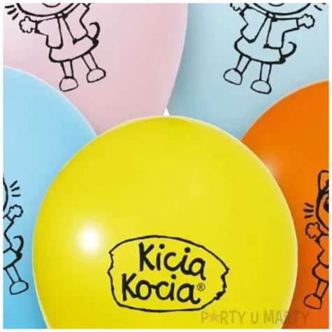 balony kicia kocia godan 5 szt 12