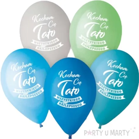balony kocham cie tato mix gemar 13 5 szt