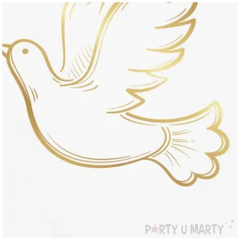 balony komunia swieta golab bialy partypal 12 100 szt