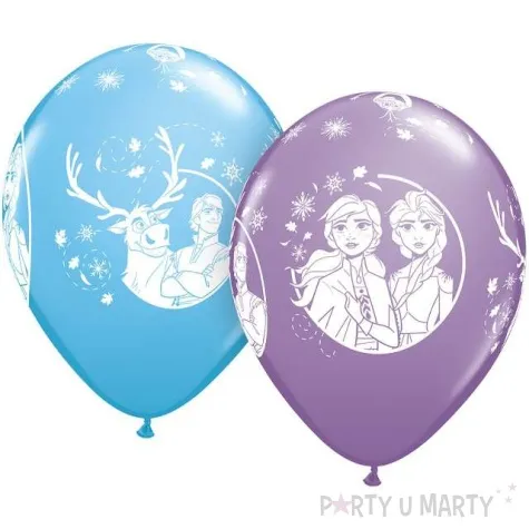 balony kraina lodu mix qualatex 11 25 szt