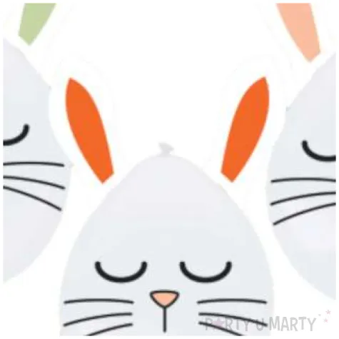 balony kroliczki z uszami diy amscan 12 3 szt