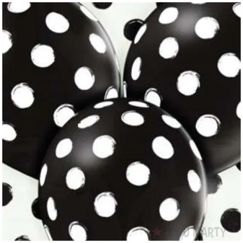 balony kropki mix belbal 12 6 szt