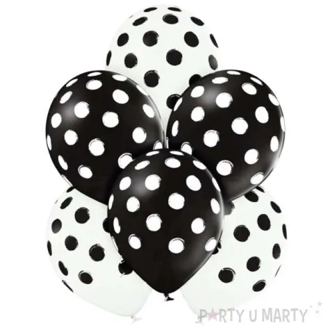 balony kropki mix belbal 12 6 szt