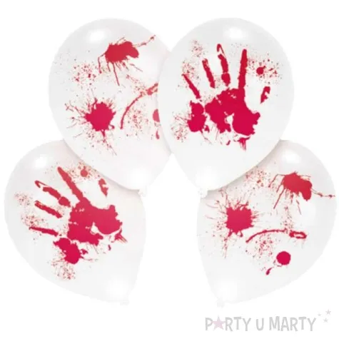 balony krwawe party led amscan 11 4 szt