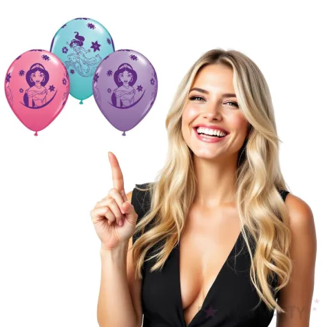 balony ksiezniczka dzasmina mix qualatex 11 25 szt