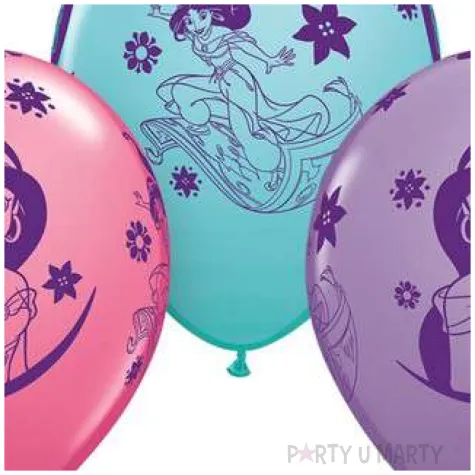 balony ksiezniczka dzasmina mix qualatex 11 25 szt