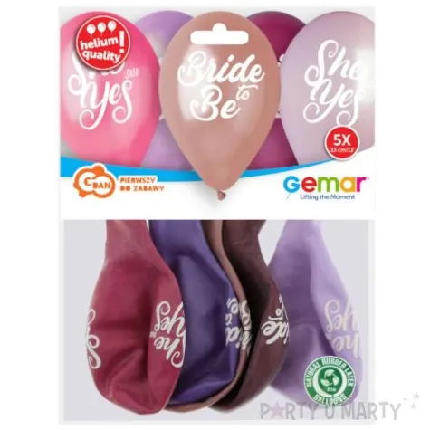 balony ladies night premium rozowy mix gemar 13 5 szt