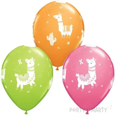 balony lama mix qualatex 11 25 szt