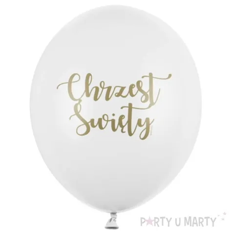 balony lateksowe chrzest swiety partydeco 12 50 szt