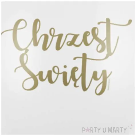 balony lateksowe chrzest swiety partydeco 12 50 szt