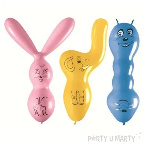 balony lateksowe figurki mix gemar 36 3 szt