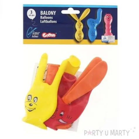 balony lateksowe figurki mix gemar 36 3 szt
