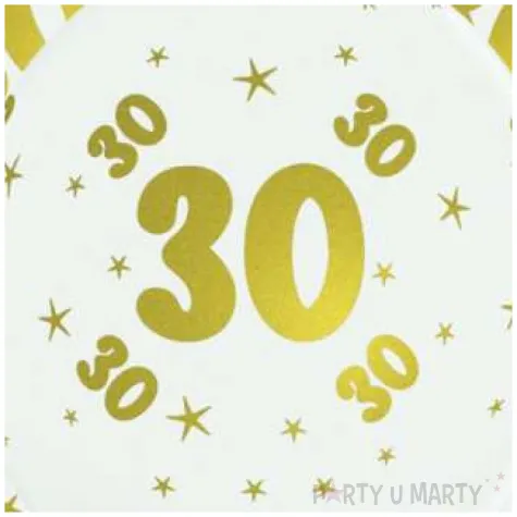 balony lateksowe gold 30 biale grabo 12 5 szt