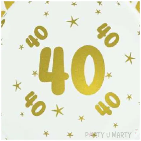 balony lateksowe gold 40 biale b balloons 12 5 szt