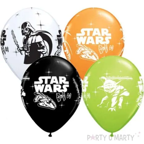 balony lateksowe gwiezdne wojny qualatex 11 25 szt