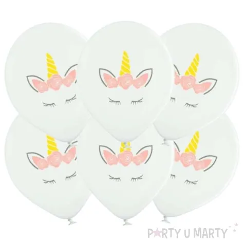 balony lateksowe jednorozec z kwiatami congee 50 szt 15