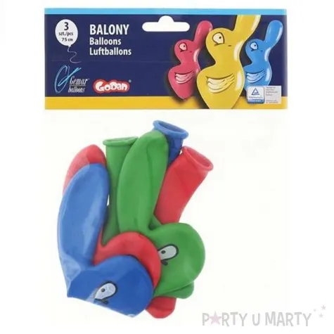 balony lateksowe kaczuszki gemar 3 szt