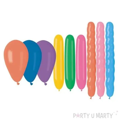 balony lateksowe mix gemar 15 szt