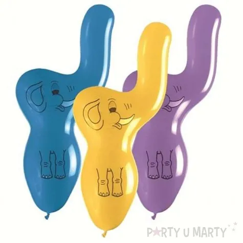 balony lateksowe sloniki gemar mix 3 szt