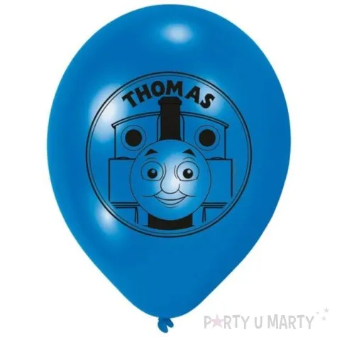 balony lateksowe tomek i przyjaciele niebieskie 10 6 szt