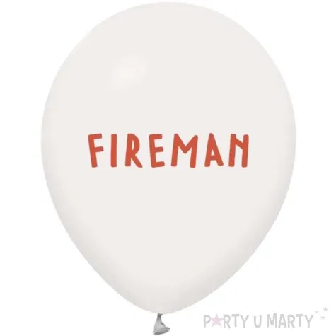 balony lateksowe woz strazacki fireman mix godan 12 5 szt