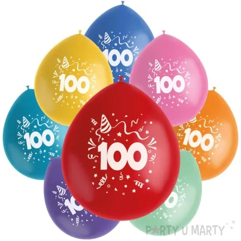 balony liczba 100 folat 12 8 szt