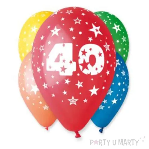balony liczba 40 pastel mix gemar 12 5 szt