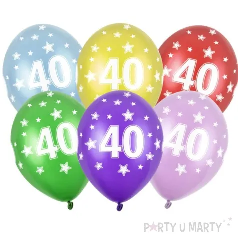 balony liczba 40 strong metallic mix 14 50 szt